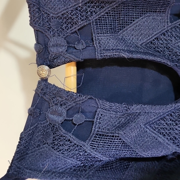 Xhilaration Blue Lace Dress - Picture 5 of 5